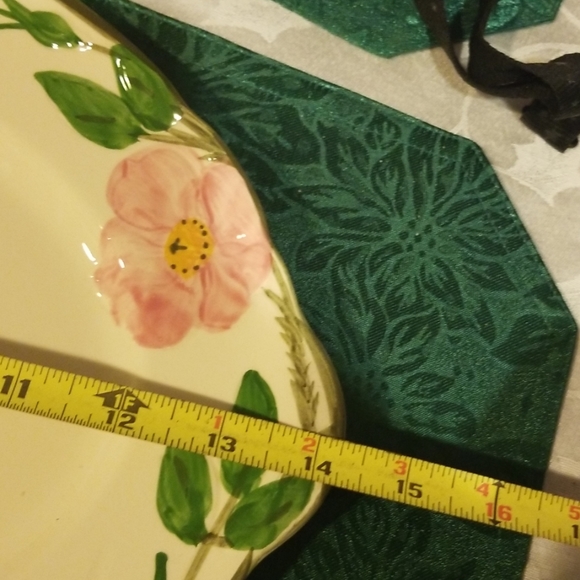 14" oval serving platter, Franciscan Desert Rose - Picture 2 of 7